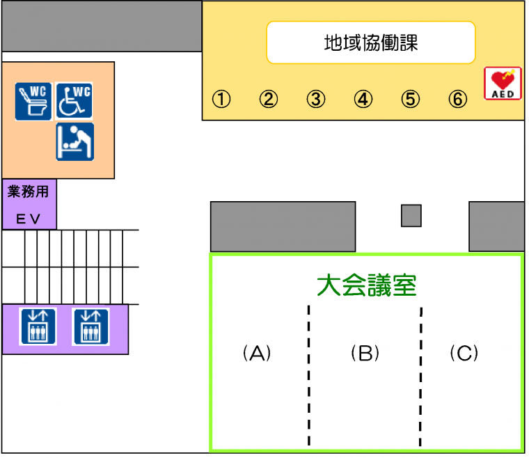 4階フロア図