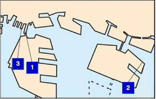 フェリーターミナル地図