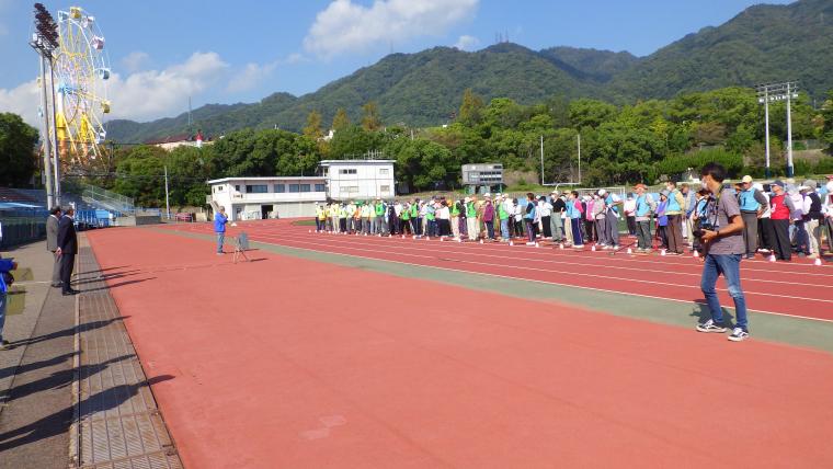 秋季グラウンドゴルフ大会あいさつ